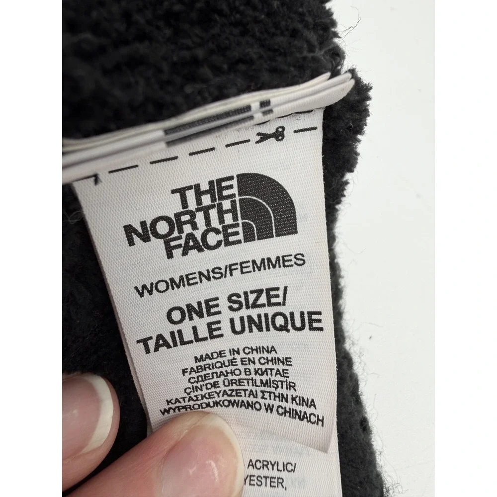 The North Face Headband Women's Black Winter Cable Knit Faux Fur‎ Lined Earband